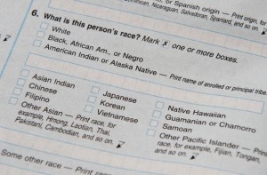 Official U.S. Census form.
